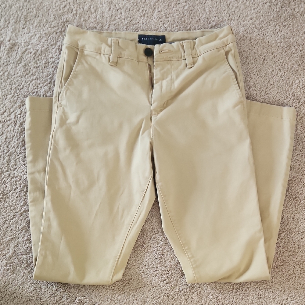 Aeropostale Tan Skinny Pants